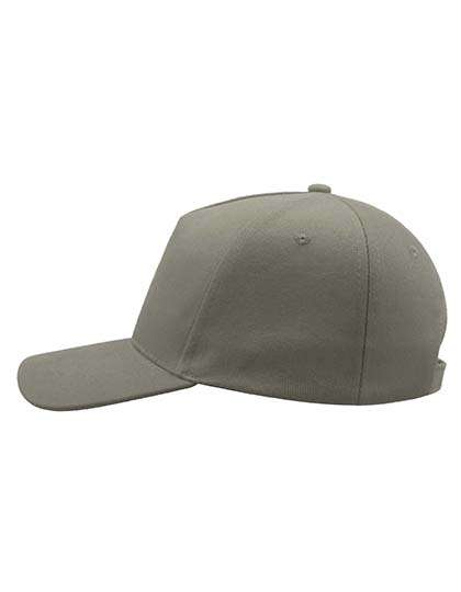 Atlantis Liberty Five Buckle Cap made of Cotton – Light Grey