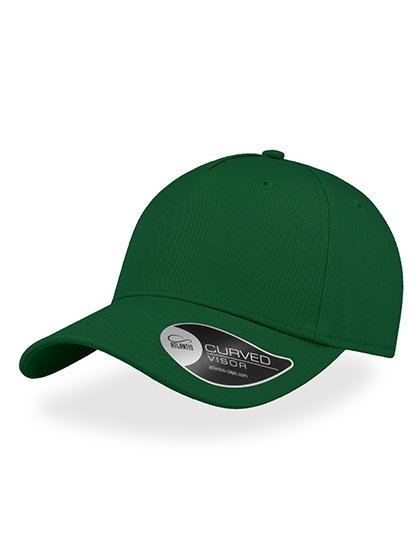 Atlantis Sports Cap made of Cotton Twill with Visor – Green