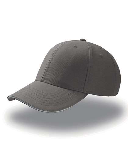 Atlantis Sport Sandwich Cap with Cotton Insert – Dark Grey/White