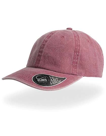 Atlantis Baumwoll-6-Panel-Cap mit Metallverschluss