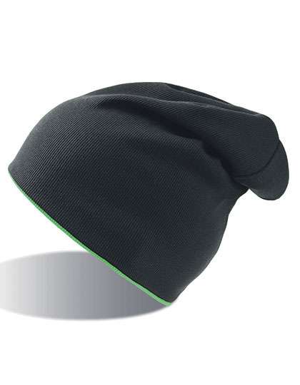 Atlantis Wendbare Beanie-Mütze in Neonfarben