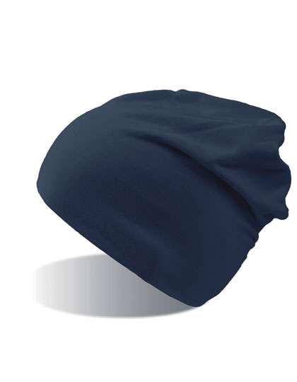 Atlantis Beanie double épaisseur en coton-élasthanne – Navy