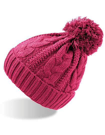 Atlantis Beanie with Fleece Inner Lining – Fuchsia