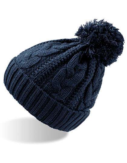 Atlantis Beanie with Fleece Inner Lining – Navy