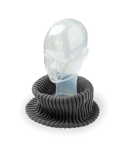Atlantis Flachstrick Schlauchschal aus Polyacryl