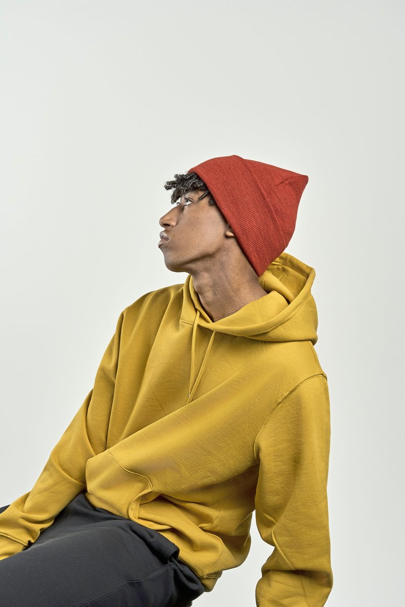 Atlantis Pure Beanie aus Recyclingmaterial, doppellagig