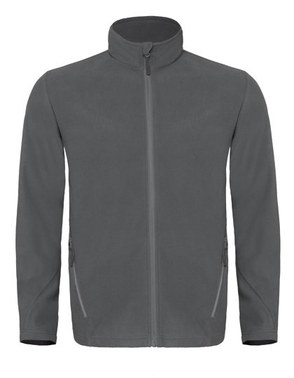 B&C COLLECTION Veste polaire Coolstar à fermeture éclair pour homme – Steel Grey (Solid)