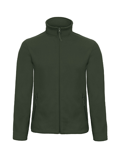 B&C COLLECTION Microfleece Duo ID.501 à fermeture éclair – Forest Green