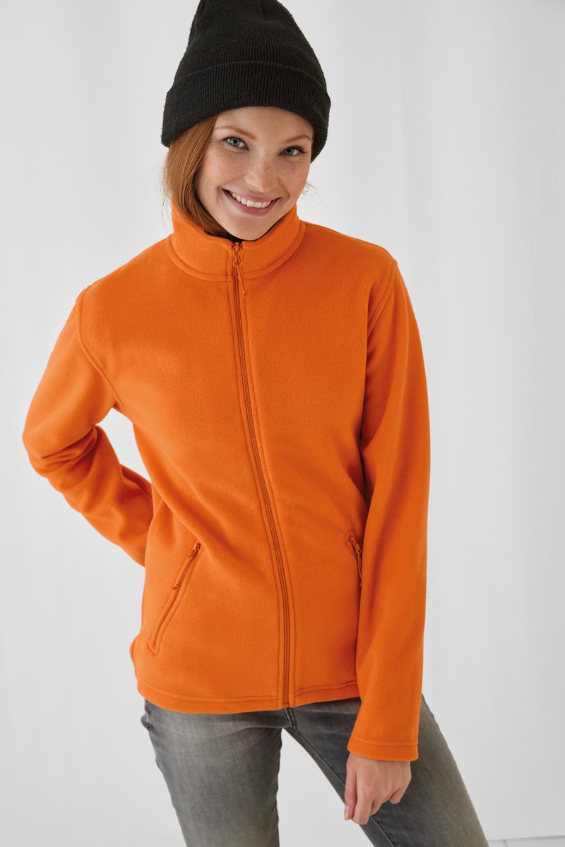 B&C COLLECTION Duo Microfleece Jacke mit Reißverschluss
