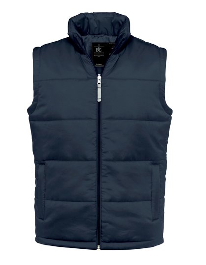 B&C COLLECTION Gilet effetto piuma da Uomo – Navy