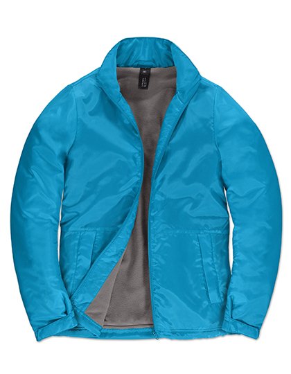 B&C COLLECTION Women's Multi-Active Jacket with Hidden Hood – Atoll/Warm Grey