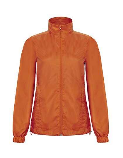 B&C COLLECTION Giacca a vento ID.601 con cappuccio da Donna – Orange