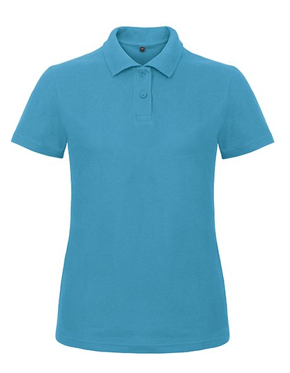 B&C Poloshirt ID.001 aus Baumwolle für Damen – Atoll