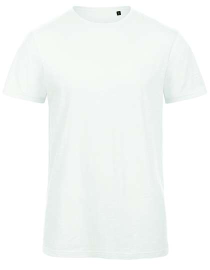 B&C Inspire Slub T-Shirt aus Bio-Baumwolle – Chic Pure White