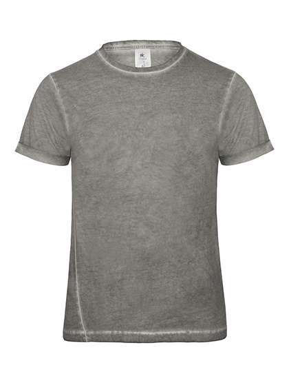 B&C T-shirt DNM Plug In da Uomo – Grey Clash