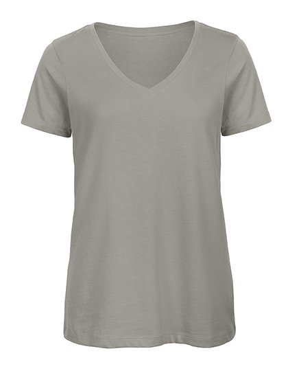 B&C Inspire V T-Shirt made of Organic Cotton – Light Grey