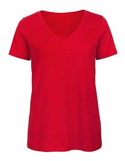 B&C Inspire V T-Shirt made of Organic Cotton – Red