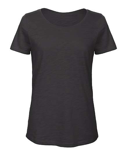 B&C Inspire Slub T /Women_° Chic Anthracite XS (BCTW047) – Chic Black