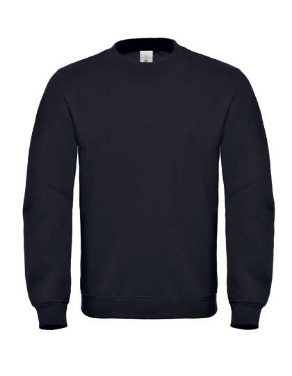 B&C Felpa ID.002 in Cotone-Poliestere – Black