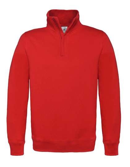 B&C Sweatshirt ID.004 avec col haut – Red