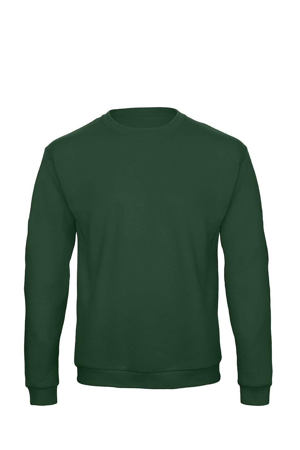B&C ID.202 Sweatshirt aus 50% Recyclingmaterial – Bottle Green