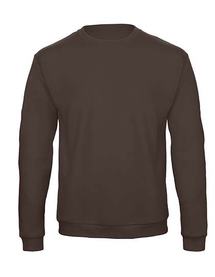 B&C ID.202 Sweatshirt aus 50% Recyclingmaterial – Brown