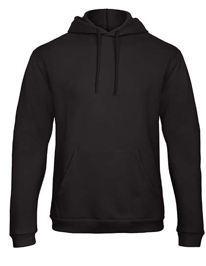 B&C ID.203 50/50 Sweatshirt à capuche anthracite – Black