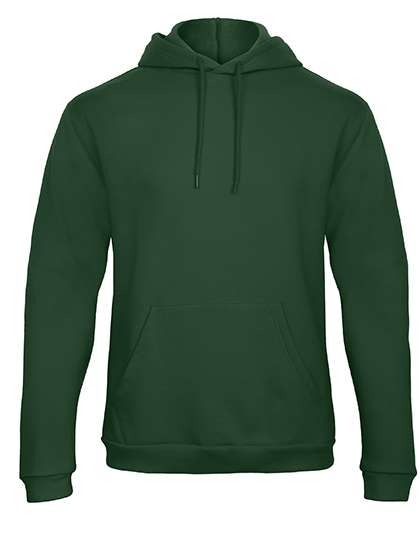B&C ID.203 50/50 Sweatshirt à capuche anthracite – Bottle Green