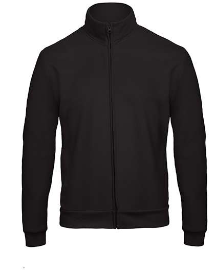 B&C ID.206 Sweatjacke 50/50 mit Reißverschluss – Black
