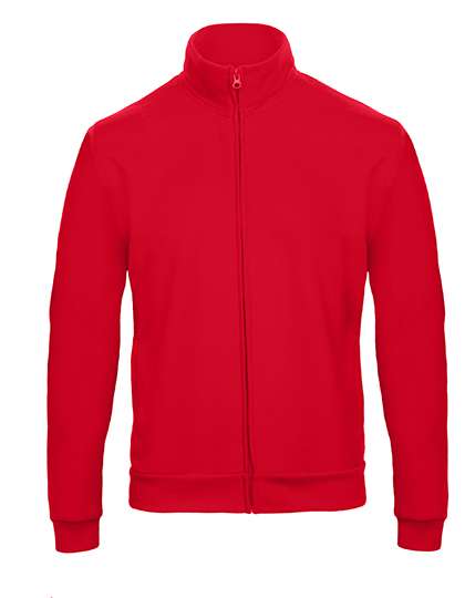 B&C ID.206 Sweatjacke 50/50 mit Reißverschluss – Red