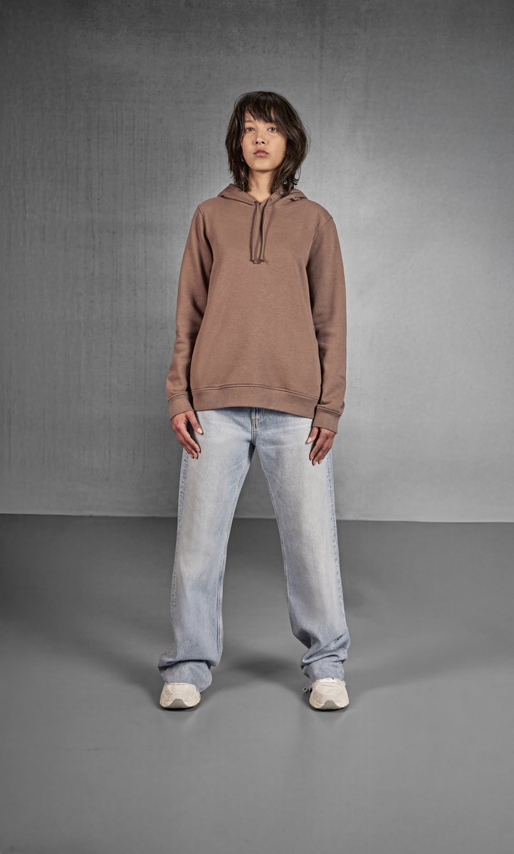 B&C Bio-Baumwoll Hoodie mit Kordelzug