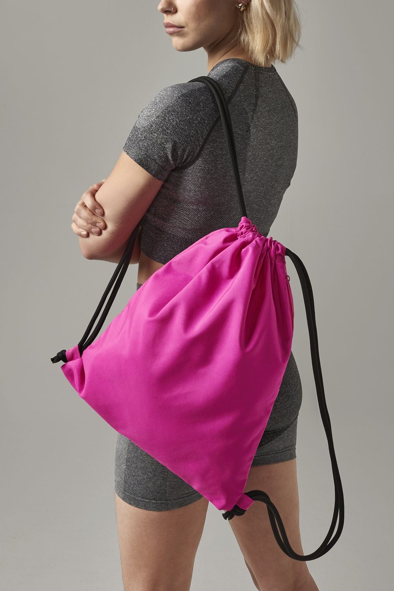 BagBase Wasserdichter Gymsack mit Geheimtasche