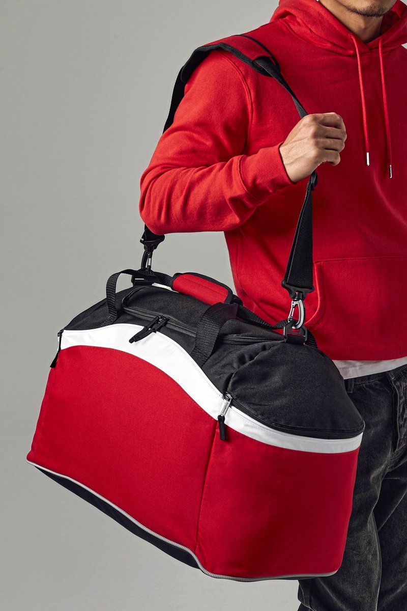 BagBase Teamwear Holdall mit reflektierender Paspelierung