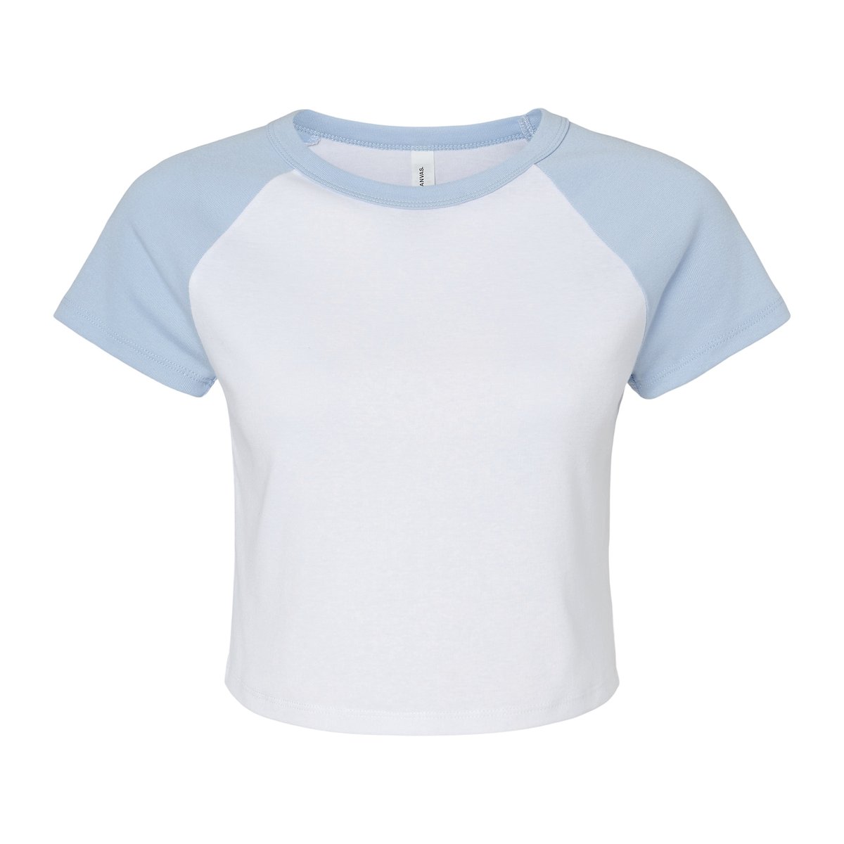 Bella+Canvas Raglan Baby Tee mit Micro Rib