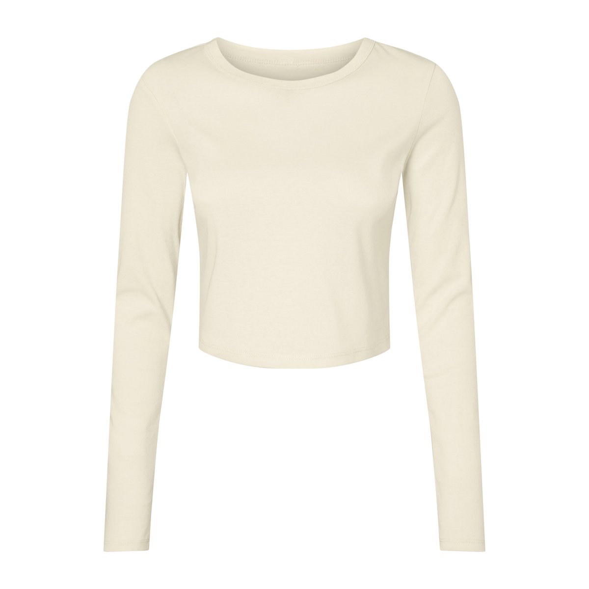 Bella+Canvas Langarm Baby Tee Micro Rib für Damen