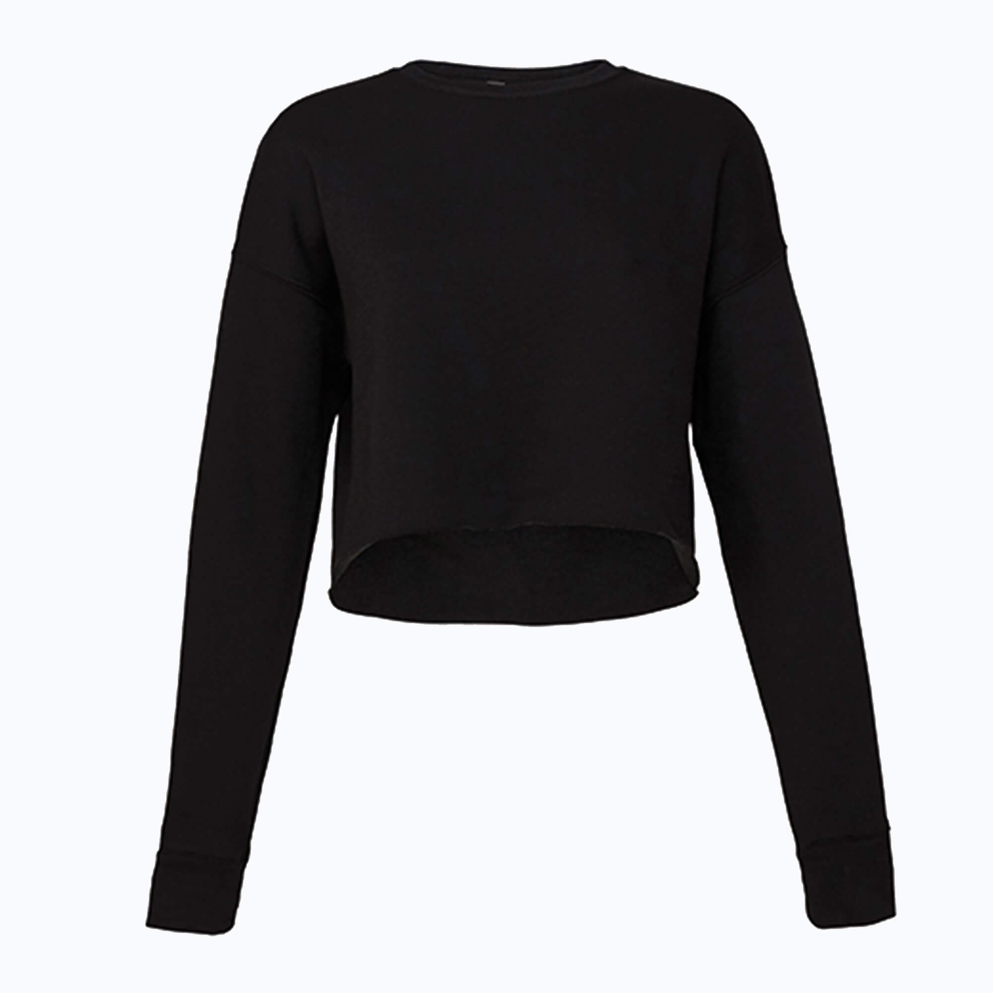 Bella+Canvas Cropped Crew Fleece mit abfallenden Schultern
