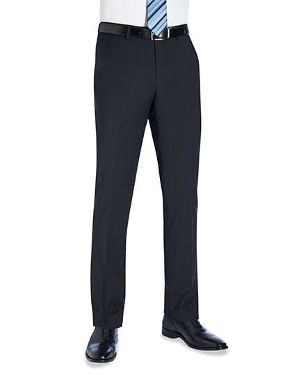 Brook Taverner Slim Fit Hose Cassino aus Wolle-Polyester