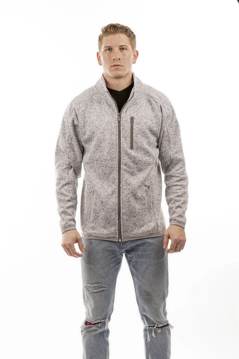 Burnside Fleece Jacke mit Reißverschluss für Herren