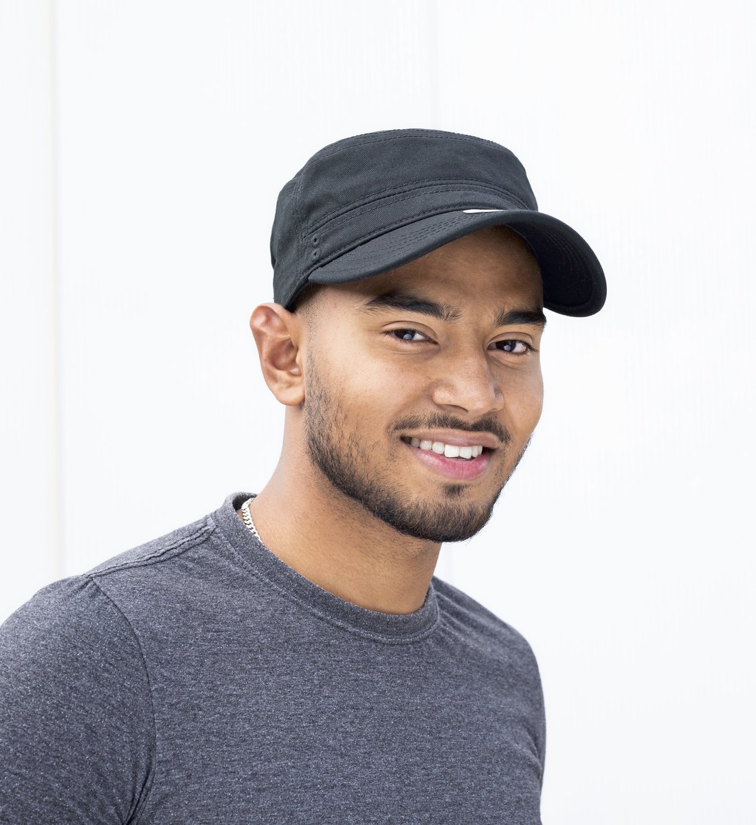 Brain Waves Bio-Baumwoll Army Cap mit Klettverschluss