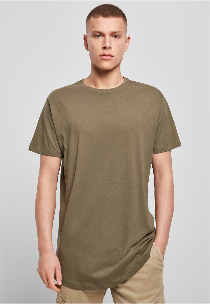 BuildYourBrand Shaped Long Tee aus 100% Baumwolle