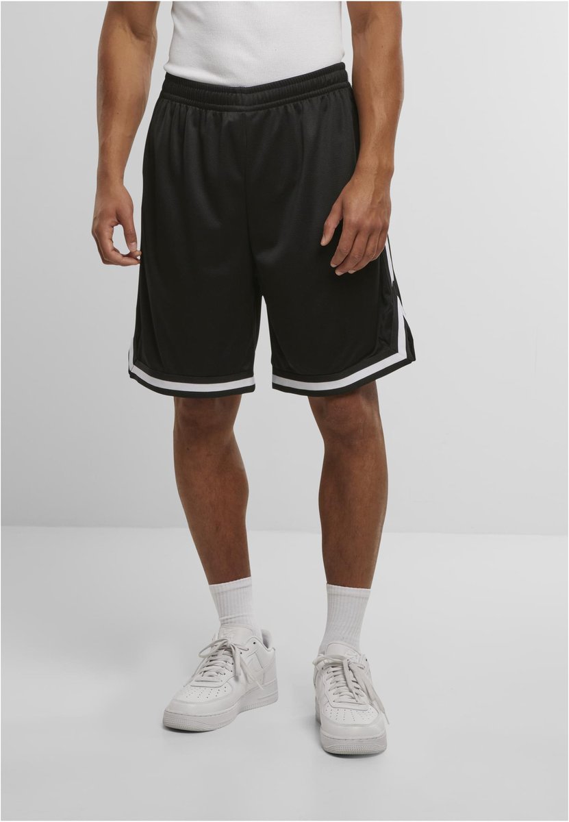 BuildYourBrand Zwei-Ton Mesh-Shorts mit Seiteneinschnitt