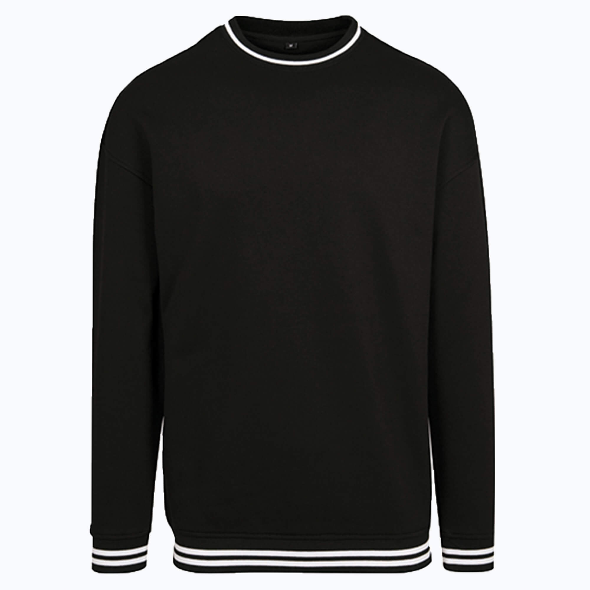 Felpa con Strisce da Uomo – Black/White