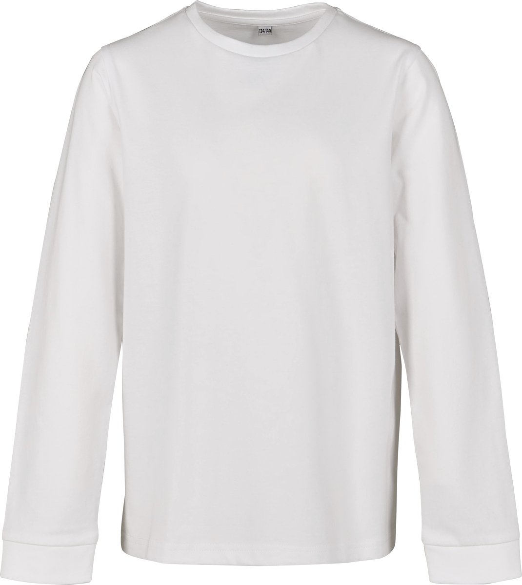BuildYourBrand Langarmshirt Kinder Baumwolle Rundhalsausschnitt