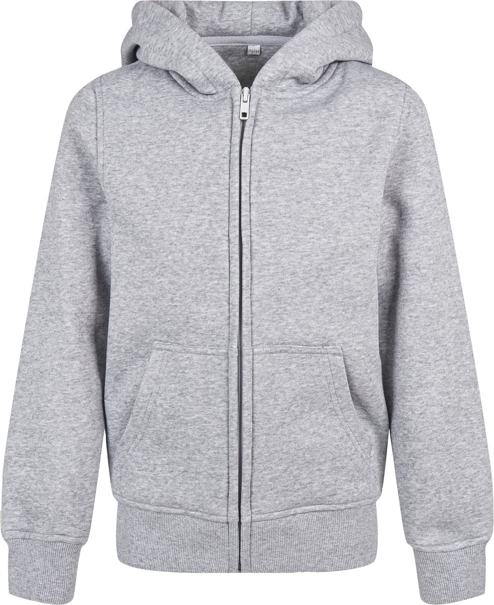 BuildYourBrand Bio-Baumwoll Kapuzenpullover mit Reißverschluss