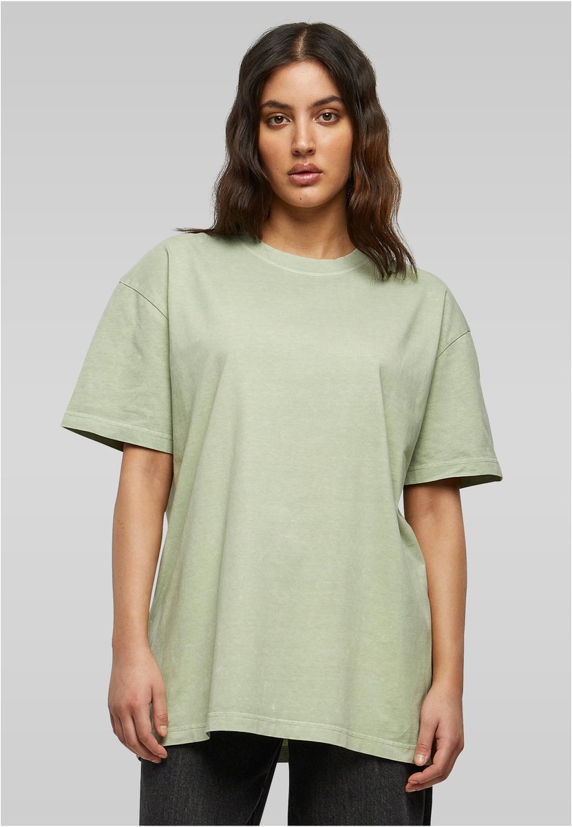 BuildYourBrand Oversized Acid Wash T-Shirt Baumwolle