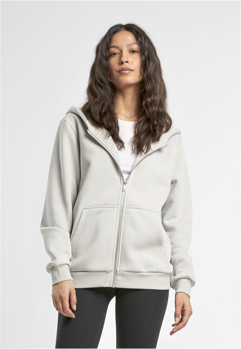 Ladies Fluffy Zip Hoody
