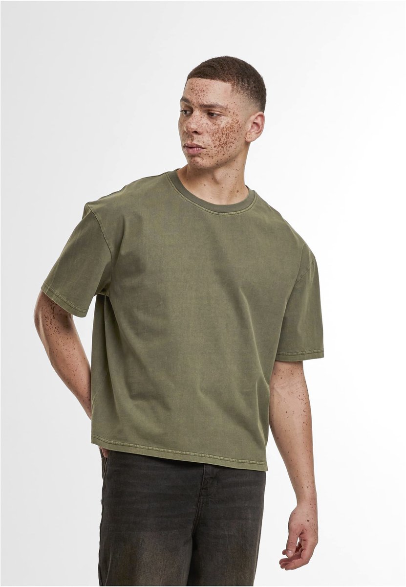 Vintage Cropped Heavy Oversize Tee
