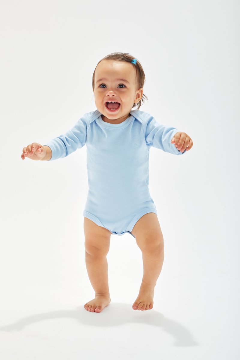 Babybugz Langarm-Babybody aus Bio-Baumwolle