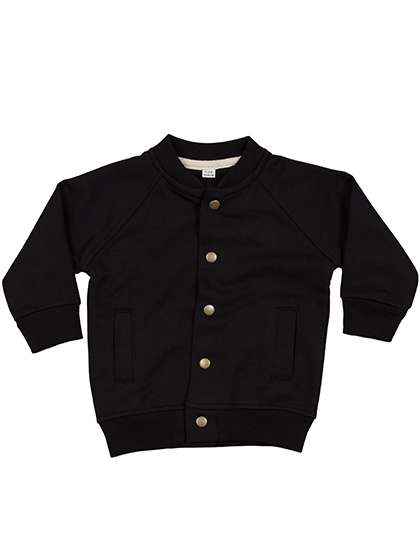 Babybugz Baby Bomberjacke aus Bio-Baumwolle schwarz