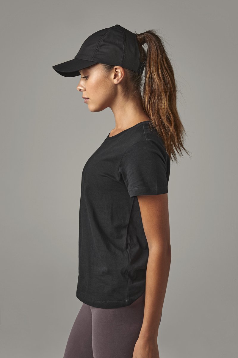 Beechfield Pferdeschwanz-Cap aus recyceltem Polyester